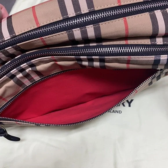 Authentic Burberry XL Classic Check Bumbag